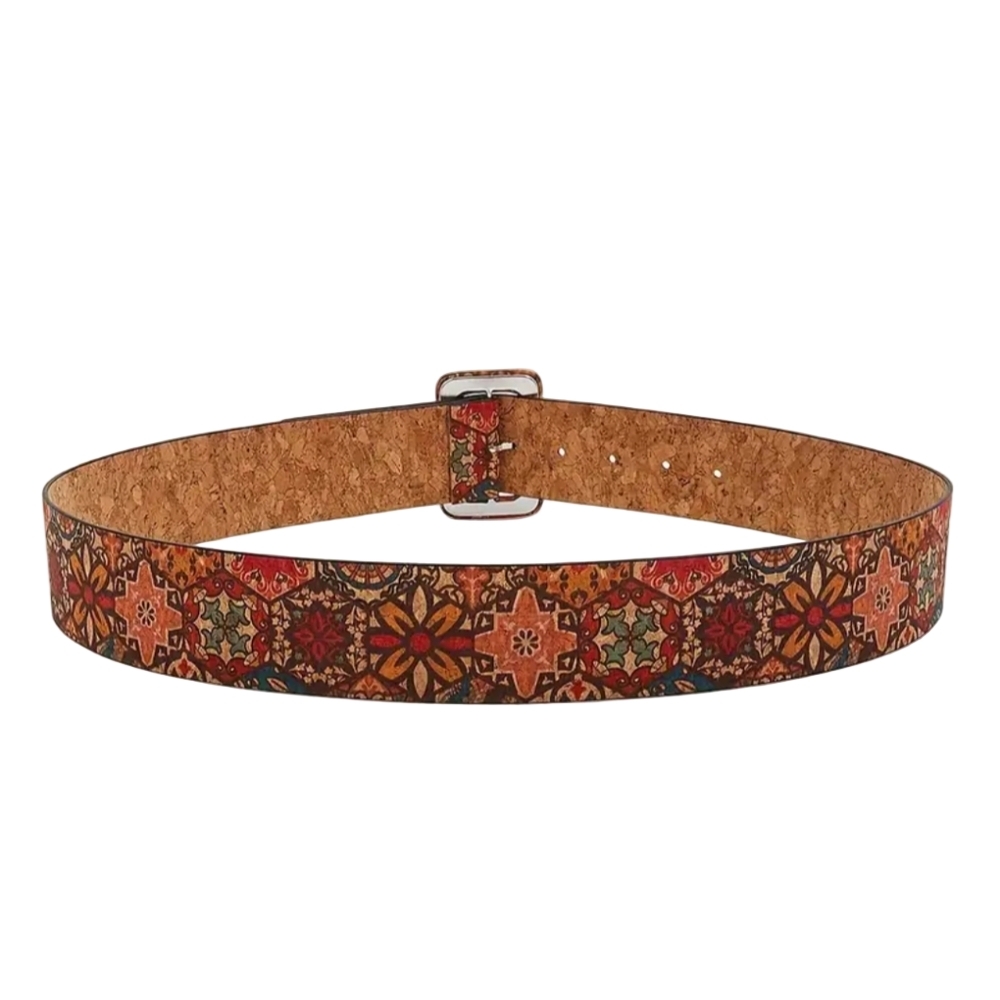 Brown Belt Floral M L XL XXL Bohemian Style Women Plus Size Belts - Picture 2 of 6
